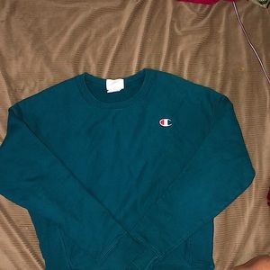 Blue only used once champion sweatshirt